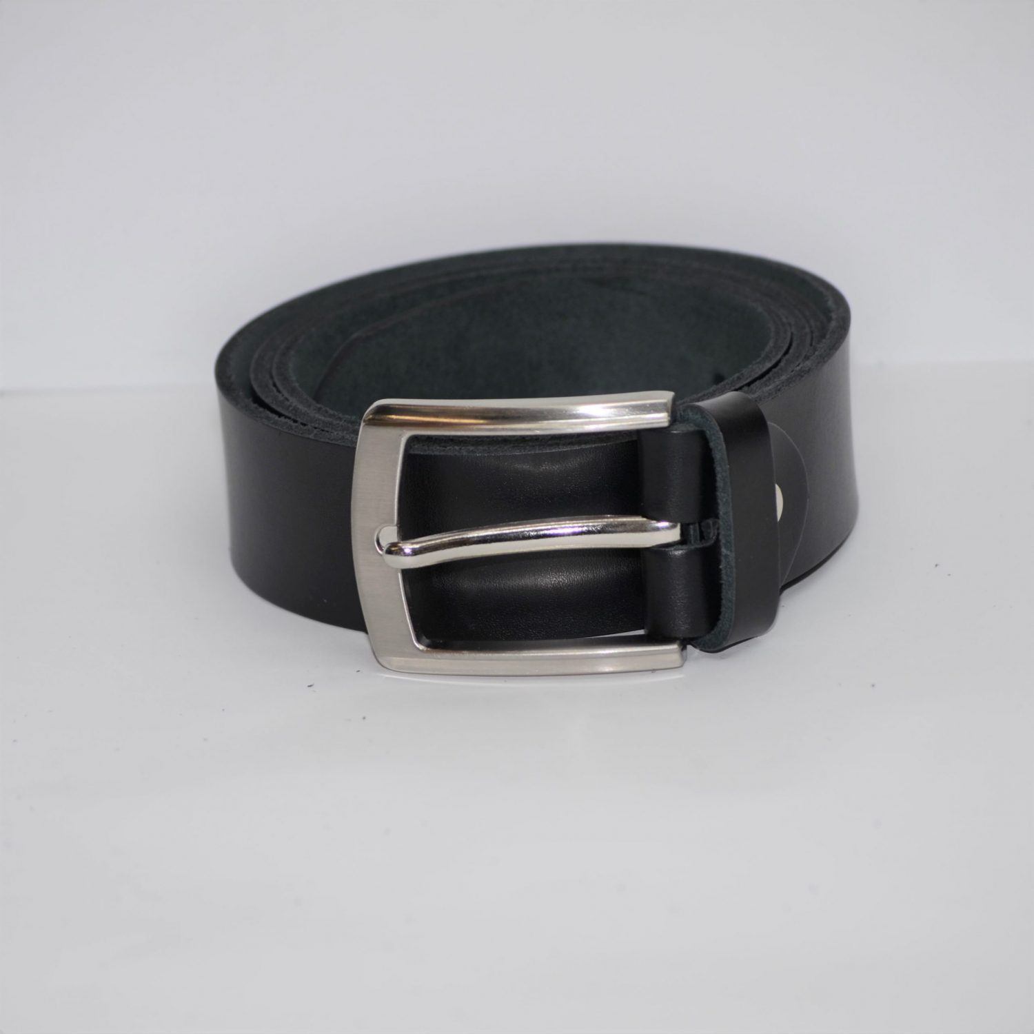 1½” Tanmark Leather Belt With Chunky Buckle – OJP Products