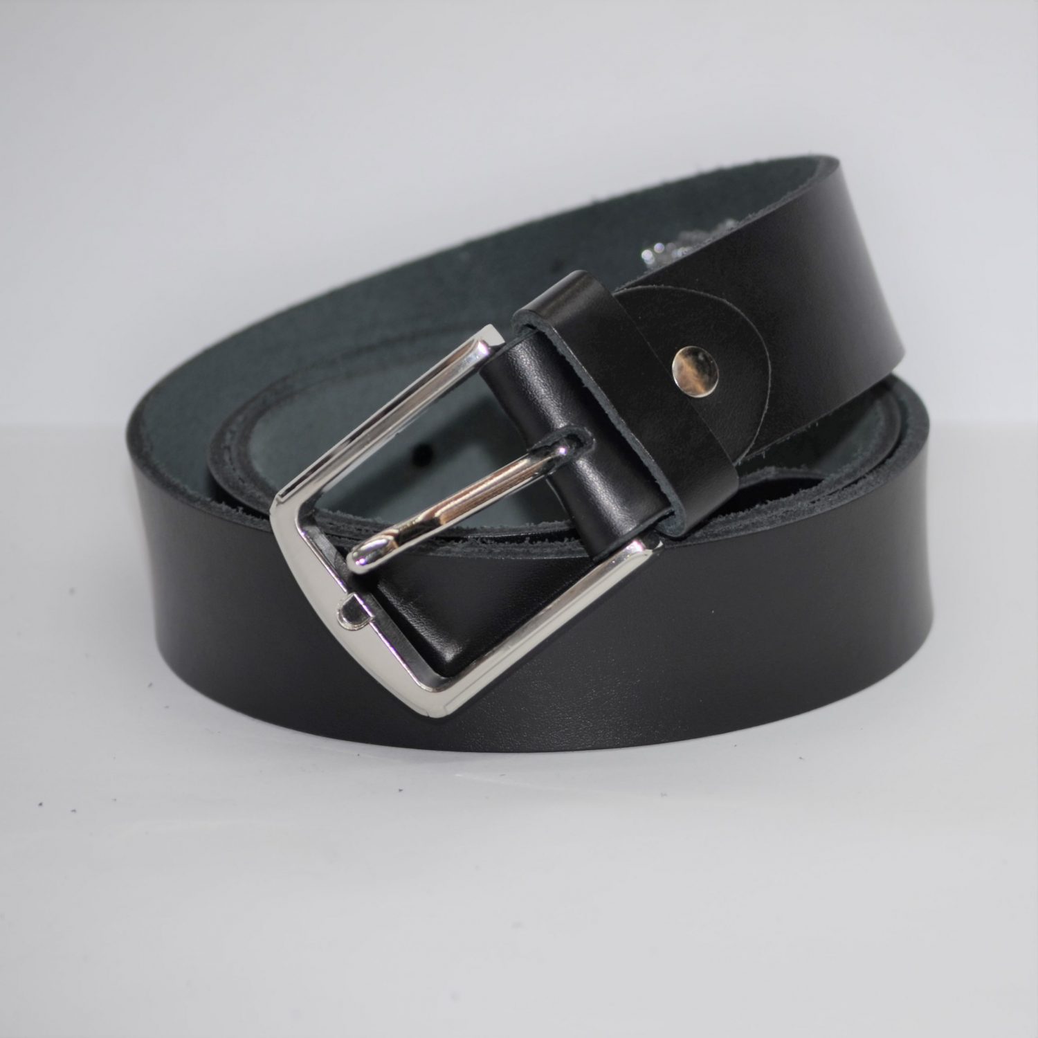 1½” Tanmark Leather Belt With Chunky Buckle – OJP Products