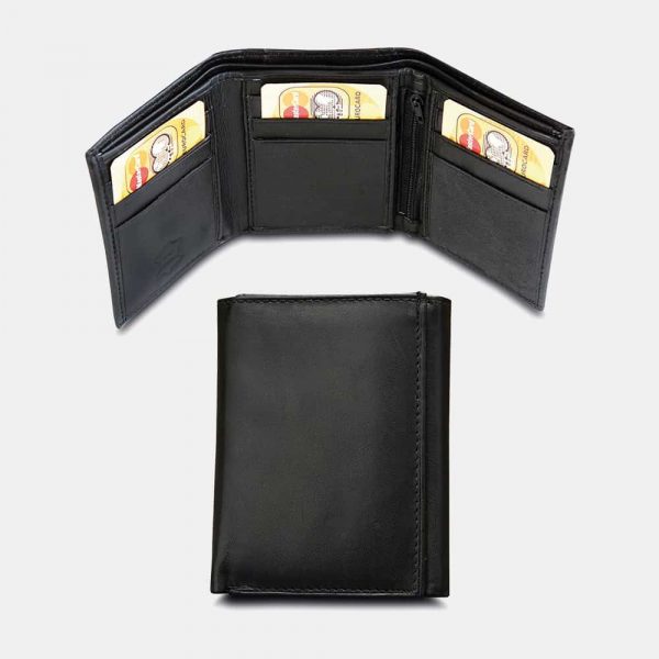 Bi-fold Leather RFID Wallet – Style No. 86 – OJP Products