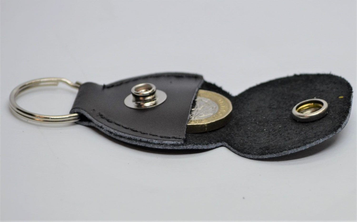 Tanmark Real Leather Plectrum/Coin Keyring - OJP Products