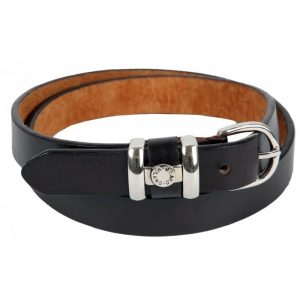 Milano Black 1" Belt -Style No. 2705 (pack of 12 asst Sizes)