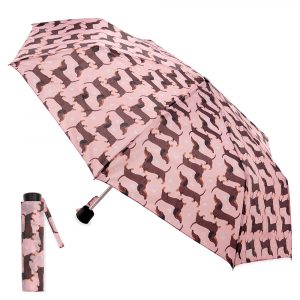 Drizzles Umbrella Sausage Dog Print - Style No. UU0423