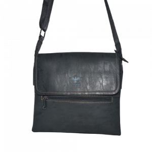 Lorenz Medium Flapover Pu Manbag - Style No. 6895