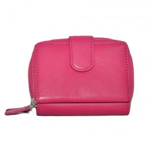 Tannery RFID Double Zip Leather Purse - Style No. 199