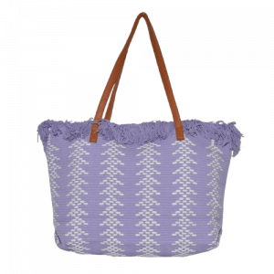 1 Woven Cotton Beach Bag - Style No. Sandy (Assorted Colours)
