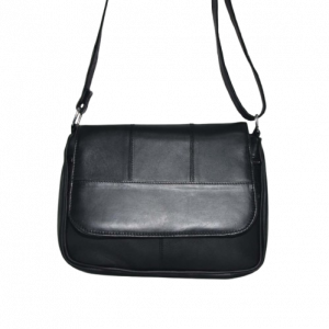 Primehide Black Leather Handbag - Style No. 876