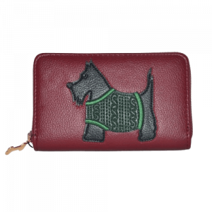 Forest Pu Purse - Style No. LW178 (Scotty Dog Jumper Asst Designs)