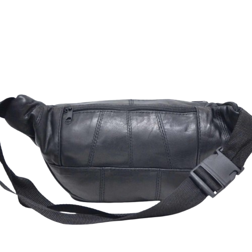 Lorenz Leather Organiser Extra Large Waist Bag - Style No. 1964 (Black Only) - Image 4