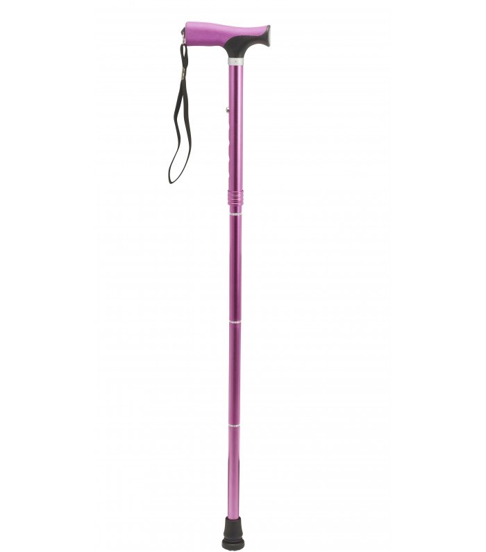 Lorenz Folding Walking Stick - Style No. 2884 (Asst Colours) - Image 2