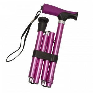 Lorenz Folding Walking Stick - Style No. 2884 (Asst Colours)