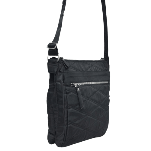 Nicole Brown Nylon Shoulder Bag - Style No. JBNHB58 (Black Only) - Image 3