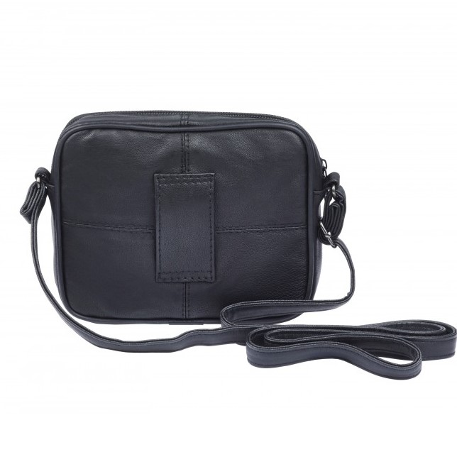 Lorenz Small Leather Shoulder/Belt Bag - Style No. 1910 (Black Only) - Image 2