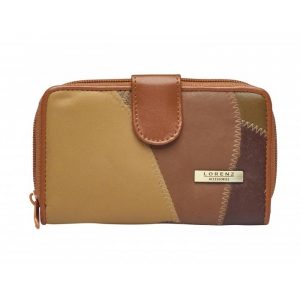 Lorenz Patch Leather Purse - Style No. 4615 (Asst Colours)